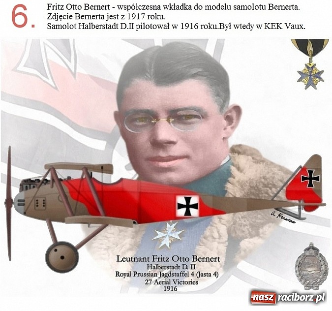 Zdjęcie w galerii na portalu naszraciborz.pl: Raciborscy bohaterowie I wojny światowej - Georg Wichura, Fritz Otto Bernert i Otto Hhne wiadomości z regionu