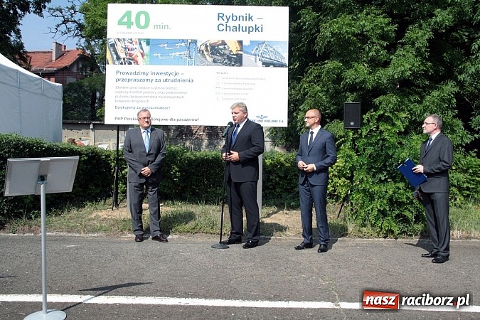 Zdjęcie w galerii na portalu naszraciborz.pl: Już w przyszłym roku będzie można w 40 minut dojechać z Rybnika do Chałupek wiadomości z regionu