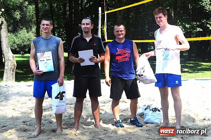 Zdjęcie w galerii na portalu naszraciborz.pl: Mistrzostwa Raciborza w siatkówce plażowej: Bulenda i Rusek najlepsi wiadomości z regionu