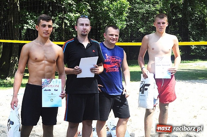 Zdjęcie w galerii na portalu naszraciborz.pl: Mistrzostwa Raciborza w siatkówce plażowej: Bulenda i Rusek najlepsi wiadomości z regionu