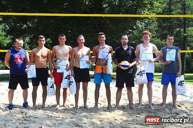 Zdjęcie w galerii na portalu naszraciborz.pl: Mistrzostwa Raciborza w siatkówce plażowej: Bulenda i Rusek najlepsi wiadomości z regionu