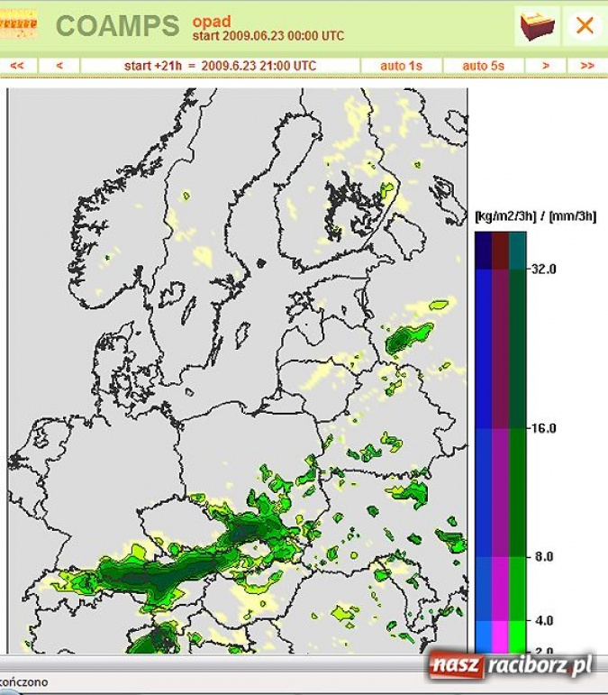 Zdjęcie w galerii na portalu naszraciborz.pl: Sprawdź jak długo popada wiadomości z regionu