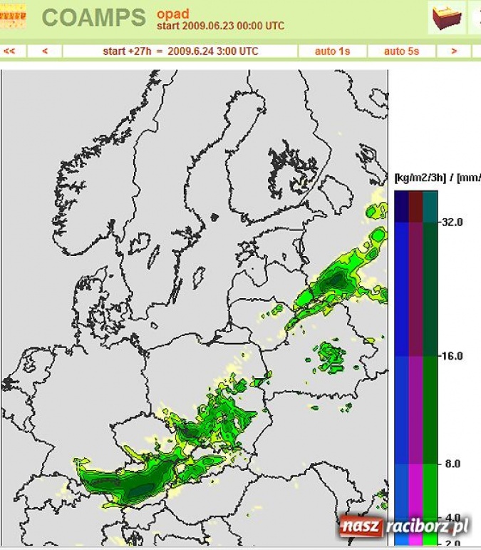 Zdjęcie w galerii na portalu naszraciborz.pl: Sprawdź jak długo popada wiadomości z regionu