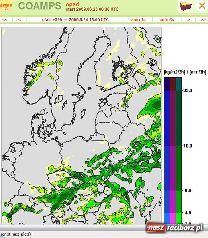Zdjęcie w galerii na portalu naszraciborz.pl: Sprawdź jak długo popada wiadomości z regionu