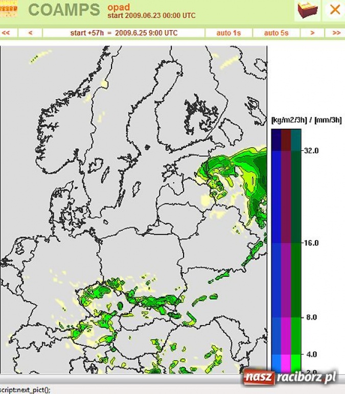 Zdjęcie w galerii na portalu naszraciborz.pl: Sprawdź jak długo popada wiadomości z regionu