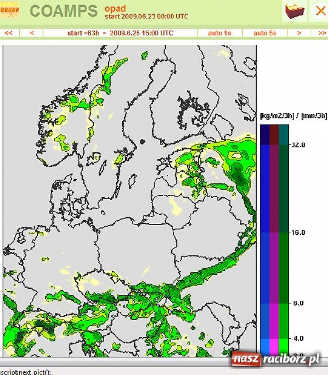 Zdjęcie w galerii na portalu naszraciborz.pl: Sprawdź jak długo popada wiadomości z regionu