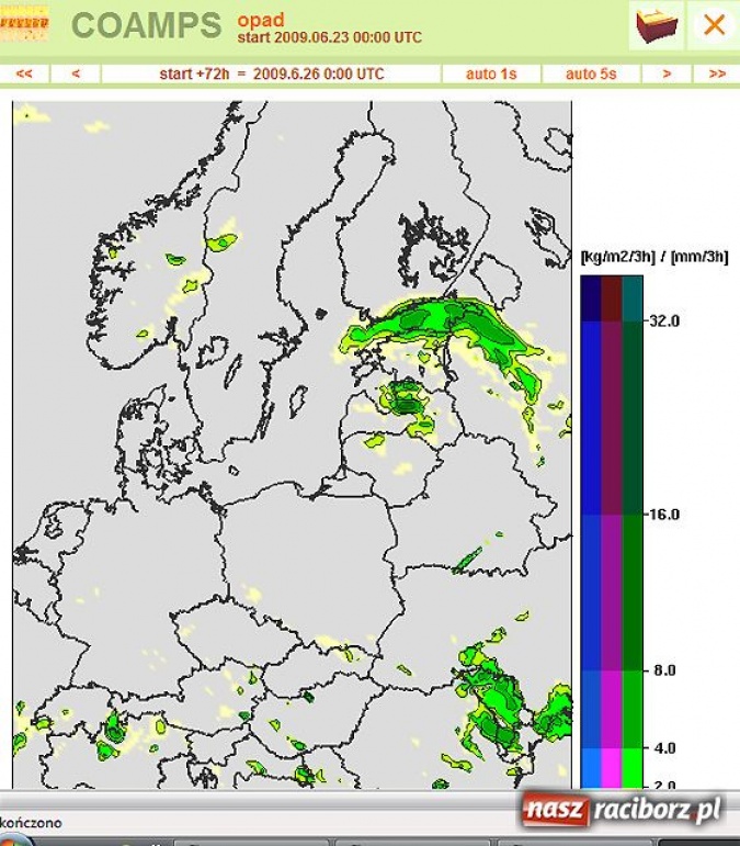 Zdjęcie w galerii na portalu naszraciborz.pl: Sprawdź jak długo popada wiadomości z regionu
