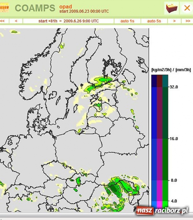 Zdjęcie w galerii na portalu naszraciborz.pl: Sprawdź jak długo popada wiadomości z regionu