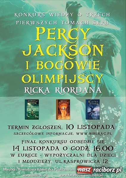 Zdjęcie w galerii na portalu naszraciborz.pl: Co ty wiesz o Percym Jacksonie? wiadomości z regionu
