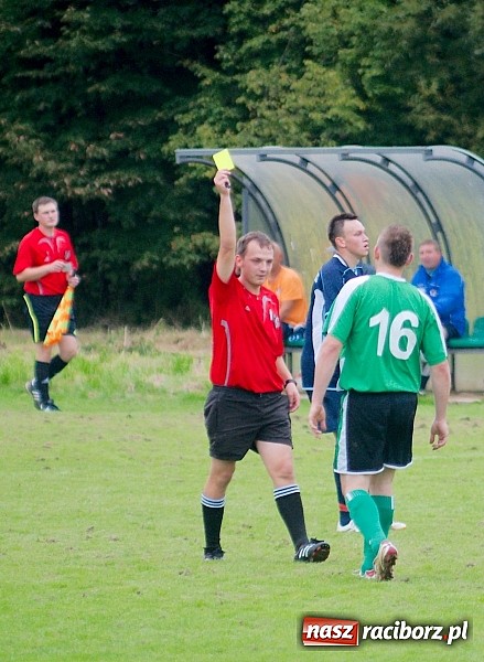 Zdjęcie w galerii na portalu naszraciborz.pl: Nerwowa kanonada w Rudniku. Derby gminy dla Zrywu wiadomości z regionu