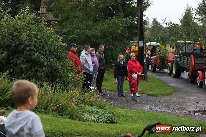 Zdjęcie w galerii na portalu naszraciborz.pl: Korowód dożynkowy w Rzuchowie: Ciągle deszcze, a zboże stoi w polu jeszcze wiadomości z regionu