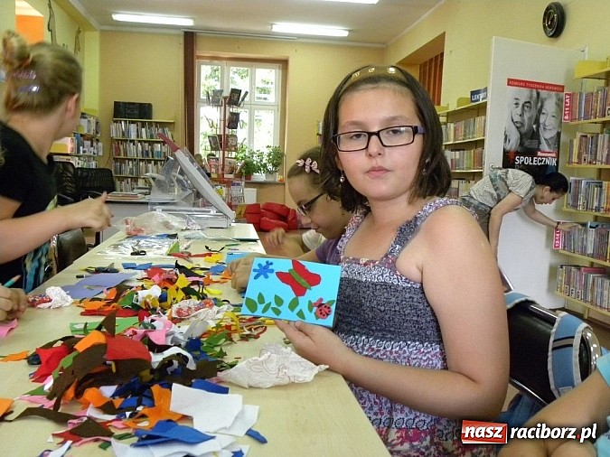 Zdjęcie w galerii na portalu naszraciborz.pl: Filc, krepina i quilling, czyli Mała Akademia Sztuki na wakacjach wiadomości z regionu