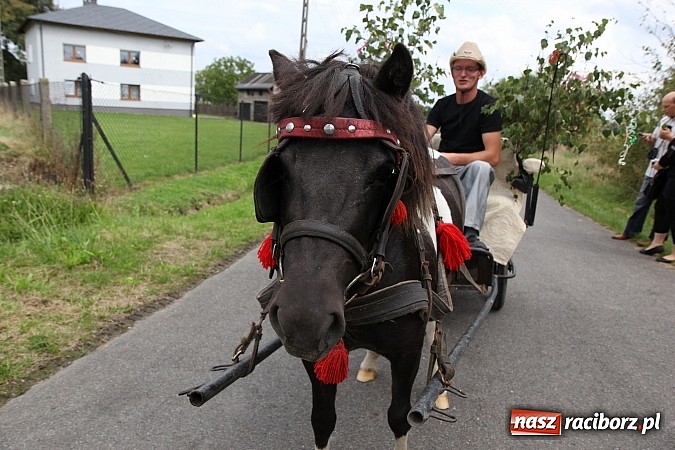 Zdjęcie w galerii na portalu naszraciborz.pl: Długi i barwny korowód dożynkowy w Łańcach wiadomości z regionu