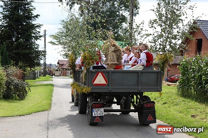 Zdjęcie w galerii na portalu naszraciborz.pl: Długi i barwny korowód dożynkowy w Łańcach wiadomości z regionu