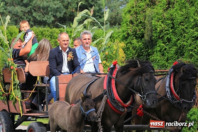 Zdjęcie w galerii na portalu naszraciborz.pl: Długi i barwny korowód dożynkowy w Łańcach wiadomości z regionu