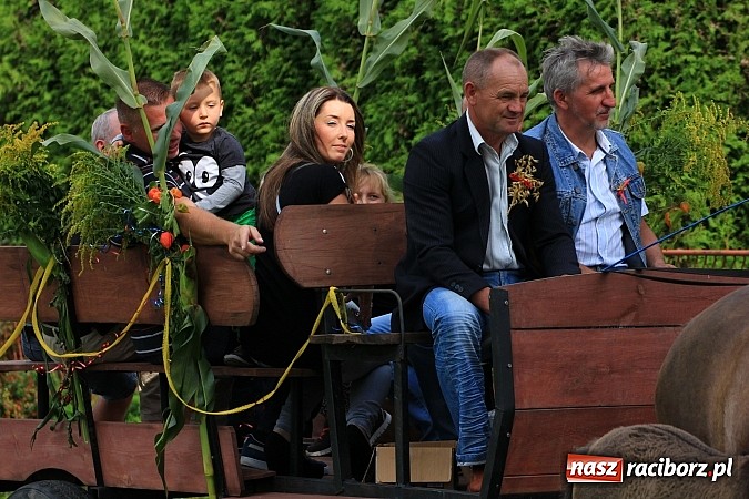Zdjęcie w galerii na portalu naszraciborz.pl: Długi i barwny korowód dożynkowy w Łańcach wiadomości z regionu