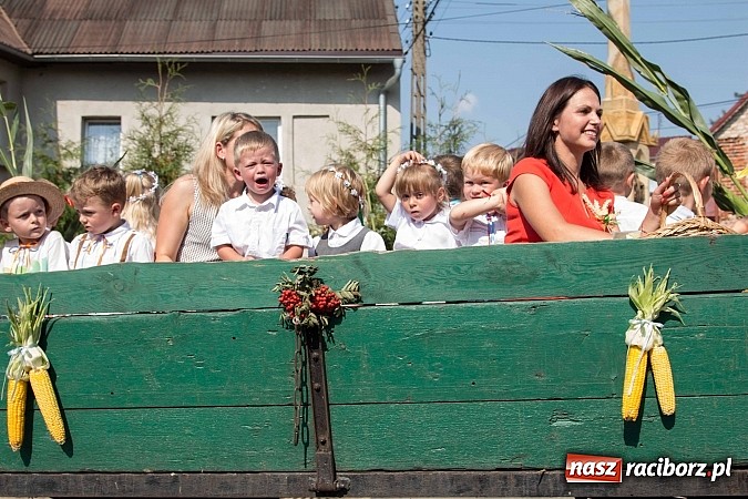 Zdjęcie w galerii na portalu naszraciborz.pl: Trudne żniwa, piękne dożynki. Gmina Rudnik świętowała w Gamowie wiadomości z regionu
