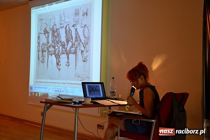 Zdjęcie w galerii na portalu naszraciborz.pl: O twórczości Witolda Wojtkiewicza na zamku wiadomości z regionu