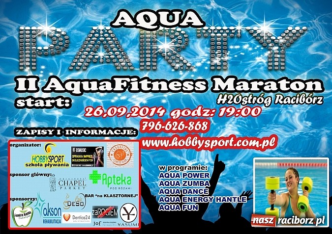 Zdjęcie w galerii na portalu naszraciborz.pl: Już wkr&oacute;tce Aqua Fitness Maraton w H2Ostr&oacute;g! wiadomości z regionu