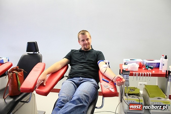 Zdjęcie w galerii na portalu naszraciborz.pl: Lubi dzielić się swoją krwią... wiadomości z regionu