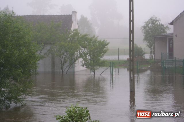 Zdjęcie w galerii na portalu naszraciborz.pl: POWÓDŹ w Nędzy - podtopione domostwa wiadomości z regionu