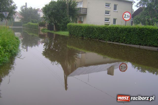 Zdjęcie w galerii na portalu naszraciborz.pl: POWÓDŹ w Nędzy - podtopione domostwa wiadomości z regionu