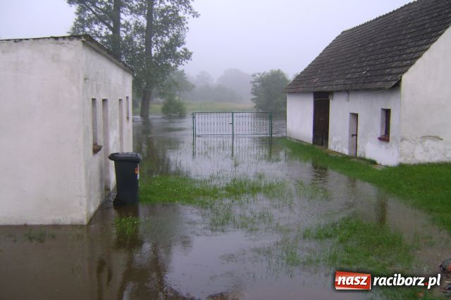 Zdjęcie w galerii na portalu naszraciborz.pl: POWÓDŹ w Nędzy - podtopione domostwa wiadomości z regionu
