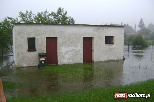 Zdjęcie w galerii na portalu naszraciborz.pl: POWÓDŹ w Nędzy - podtopione domostwa wiadomości z regionu