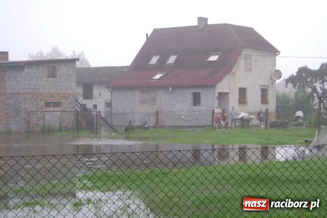 Zdjęcie w galerii na portalu naszraciborz.pl: POWÓDŹ w Nędzy - podtopione domostwa wiadomości z regionu