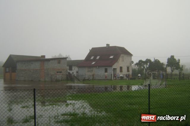 Zdjęcie w galerii na portalu naszraciborz.pl: POWÓDŹ w Nędzy - podtopione domostwa wiadomości z regionu