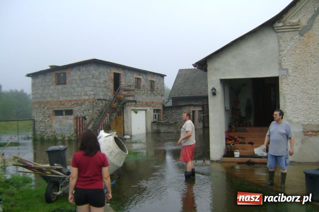 Zdjęcie w galerii na portalu naszraciborz.pl: POWÓDŹ w Nędzy - podtopione domostwa wiadomości z regionu