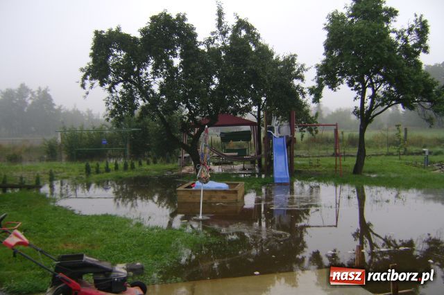 Zdjęcie w galerii na portalu naszraciborz.pl: POWÓDŹ w Nędzy - podtopione domostwa wiadomości z regionu