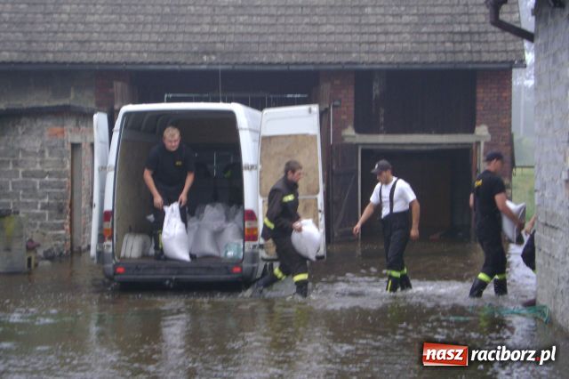 Zdjęcie w galerii na portalu naszraciborz.pl: POWÓDŹ w Nędzy - podtopione domostwa wiadomości z regionu