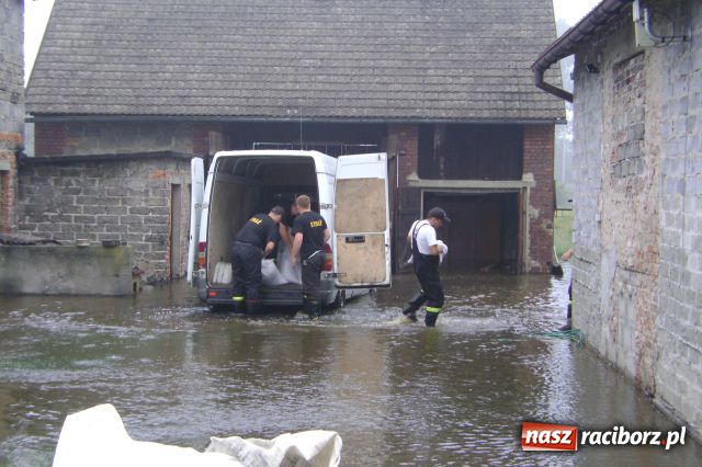 Zdjęcie w galerii na portalu naszraciborz.pl: POWÓDŹ w Nędzy - podtopione domostwa wiadomości z regionu