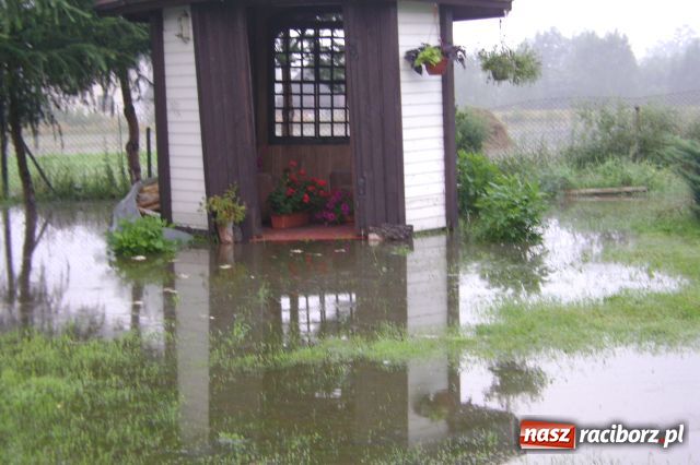 Zdjęcie w galerii na portalu naszraciborz.pl: POWÓDŹ w Nędzy - podtopione domostwa wiadomości z regionu
