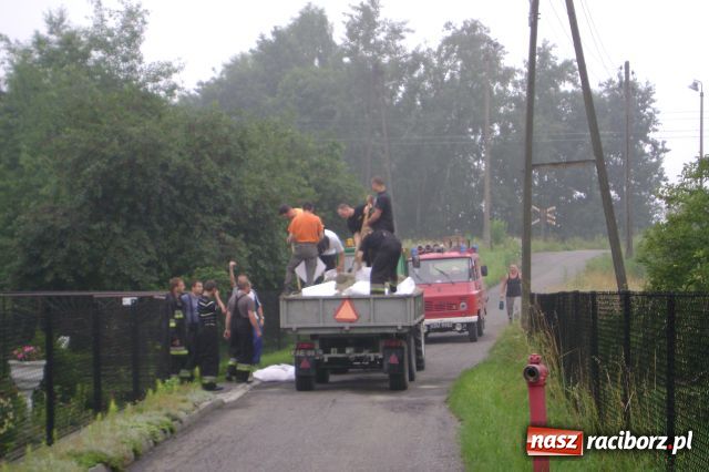 Zdjęcie w galerii na portalu naszraciborz.pl: POWÓDŹ w Nędzy - podtopione domostwa wiadomości z regionu