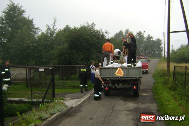 Zdjęcie w galerii na portalu naszraciborz.pl: POWÓDŹ w Nędzy - podtopione domostwa wiadomości z regionu