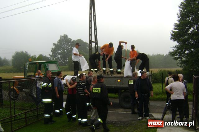 Zdjęcie w galerii na portalu naszraciborz.pl: POWÓDŹ w Nędzy - podtopione domostwa wiadomości z regionu