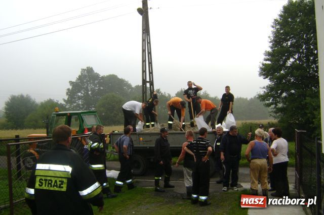 Zdjęcie w galerii na portalu naszraciborz.pl: POWÓDŹ w Nędzy - podtopione domostwa wiadomości z regionu