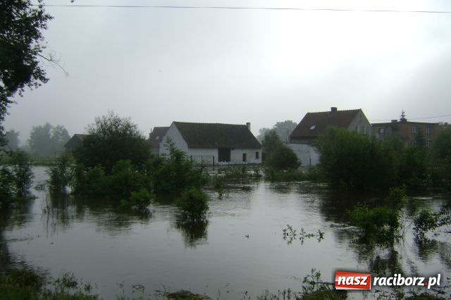 Zdjęcie w galerii na portalu naszraciborz.pl: POWÓDŹ w Nędzy - podtopione domostwa wiadomości z regionu