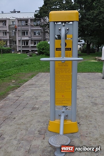 Zdjęcie w galerii na portalu naszraciborz.pl: Racibórz ma kolejną siłownię pod chmurką wiadomości z regionu