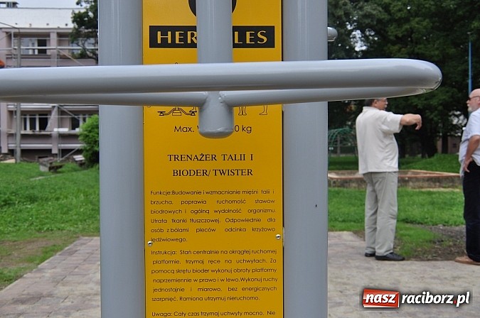 Zdjęcie w galerii na portalu naszraciborz.pl: Racibórz ma kolejną siłownię pod chmurką wiadomości z regionu