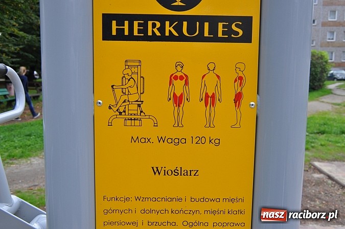 Zdjęcie w galerii na portalu naszraciborz.pl: Racibórz ma kolejną siłownię pod chmurką wiadomości z regionu