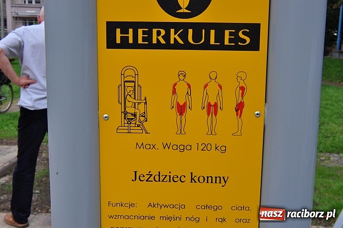 Zdjęcie w galerii na portalu naszraciborz.pl: Racibórz ma kolejną siłownię pod chmurką wiadomości z regionu