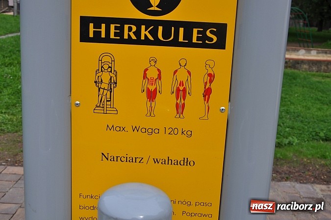 Zdjęcie w galerii na portalu naszraciborz.pl: Racibórz ma kolejną siłownię pod chmurką wiadomości z regionu