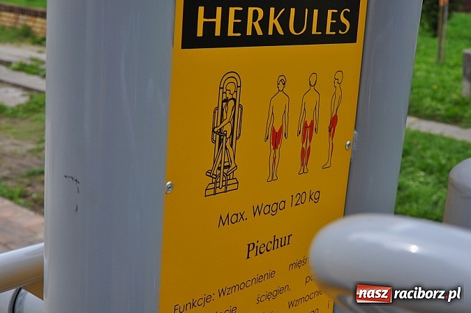 Zdjęcie w galerii na portalu naszraciborz.pl: Racibórz ma kolejną siłownię pod chmurką wiadomości z regionu