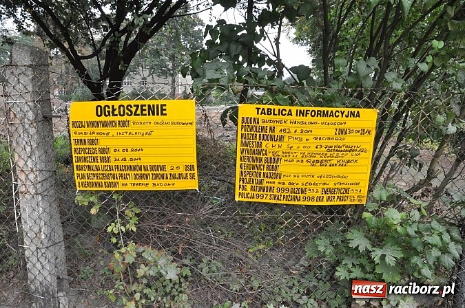 Zdjęcie w galerii na portalu naszraciborz.pl: Przy Kasprowicza powstaje nowy market wiadomości z regionu