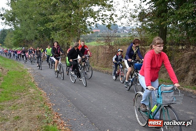 Zdjęcie w galerii na portalu naszraciborz.pl: Ponad dwustu cyklistów na otwarciu nowej ścieżki rowerowej - Hackiej Cesty wiadomości z regionu