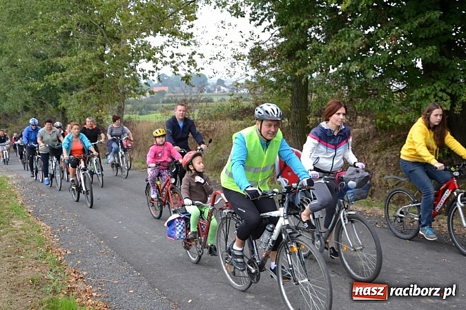 Zdjęcie w galerii na portalu naszraciborz.pl: Ponad dwustu cyklistów na otwarciu nowej ścieżki rowerowej - Hackiej Cesty wiadomości z regionu