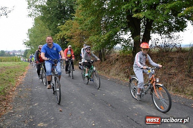Zdjęcie w galerii na portalu naszraciborz.pl: Ponad dwustu cyklistów na otwarciu nowej ścieżki rowerowej - Hackiej Cesty wiadomości z regionu